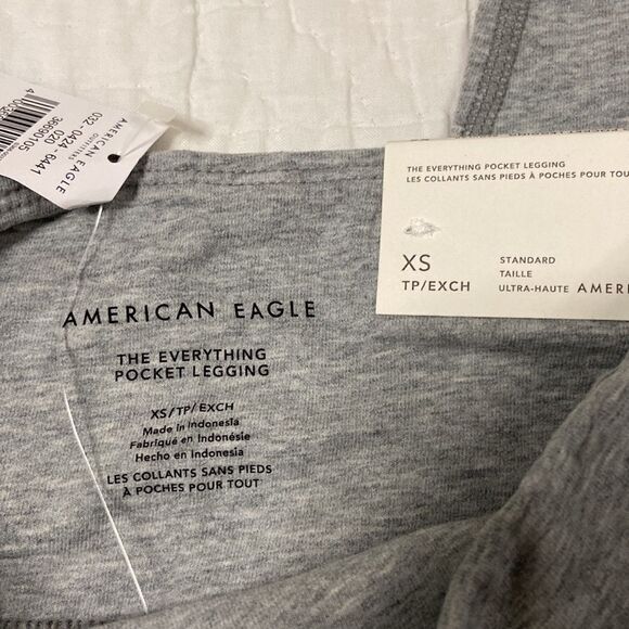 NWT American Eagle The Everything Pocket Legging in Gray size XS - Picture 3 of 7